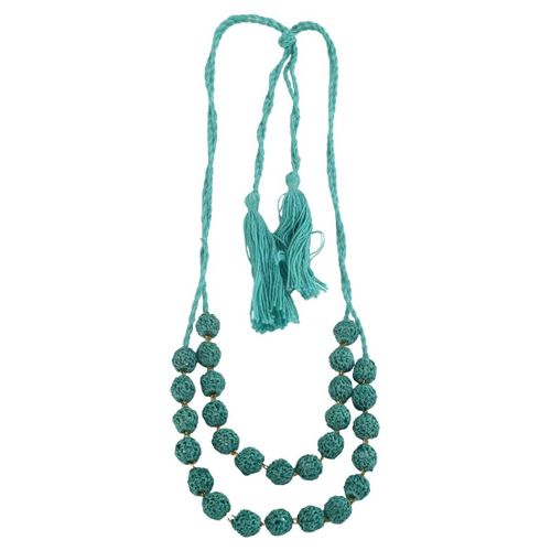 Collier Collier En Coton En Turquoise - Isla Bonita By Sigris - Modalova