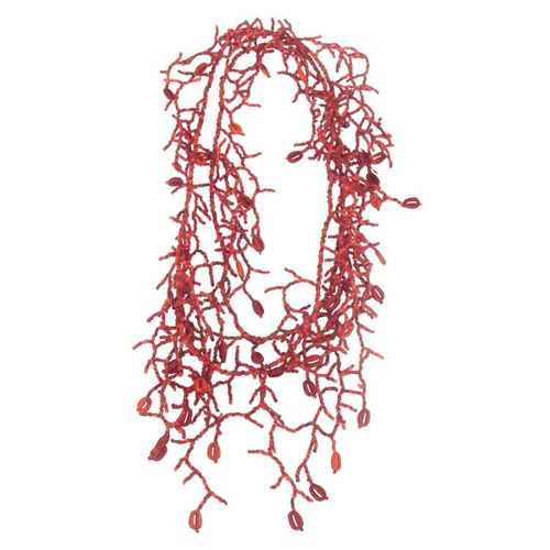 Collier Collier En Résine De Polyester En Rouge - Isla Bonita By Sigris - Modalova