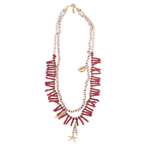 Porte clé Collier En Résine De Polyester Détails Marins - Isla Bonita By Sigris - Modalova