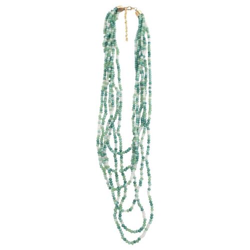 Porte clé Collier En Résine De Polyester En Vert - Isla Bonita By Sigris - Modalova