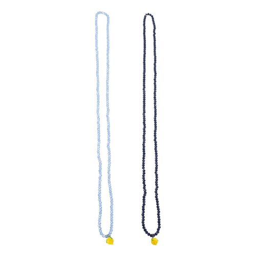 Collier Lot De 2 Colliers En Coton En Bleu - Isla Bonita By Sigris - Modalova