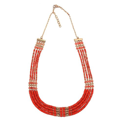 Collier Collier En Coton En Rouge - Isla Bonita By Sigris - Modalova