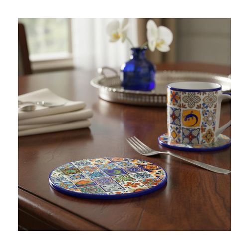 Set de table Dessous De Verre Carreaux De Ciment - Signes Grimalt - Modalova