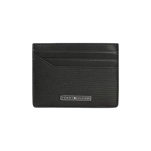Portefeuille Porte cartes Ref 69350 BDS Noir 10*8*1 cm - Tommy Hilfiger - Modalova
