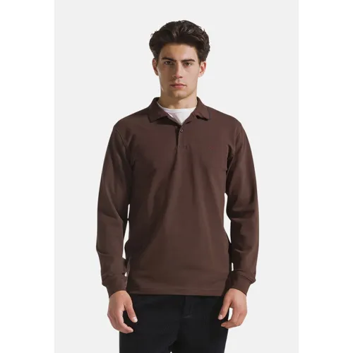 Polo POLO SMALL STRIPES ON COLLAR L/S - Sun68 - Modalova