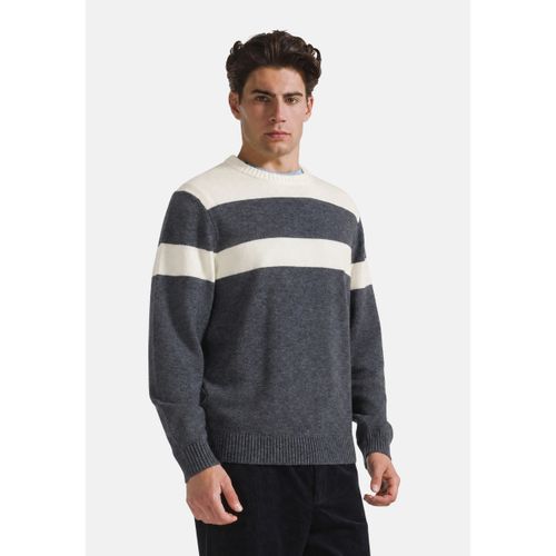 Pull SWEATER COLOR BLOCK WARM WOOL L/S - Sun68 - Modalova