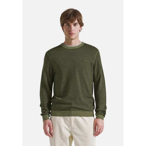 Pull SWEATER VINTAGE DYED SMALL RICE L/S - Sun68 - Modalova