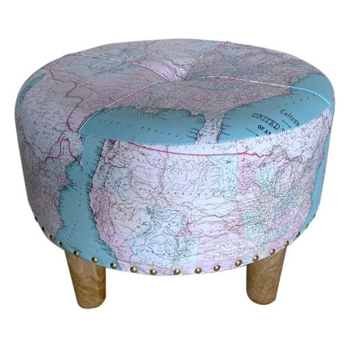 Poufs Tabouret Monde 48 Cm - Signes Grimalt - Modalova