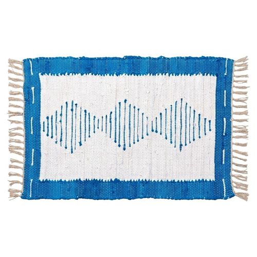 Tapis Tapis Losanges Bleu Et Blanc - Signes Grimalt - Modalova