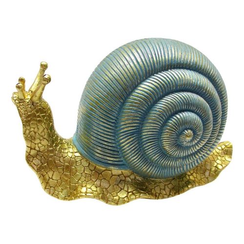 Statuettes et figurines Figurine Escargot Dorée Et Turquoise - Signes Grimalt - Modalova