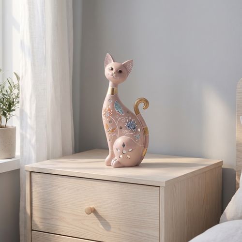 Statuettes et figurines Figurine Chat Fleurs Rose - Signes Grimalt - Modalova