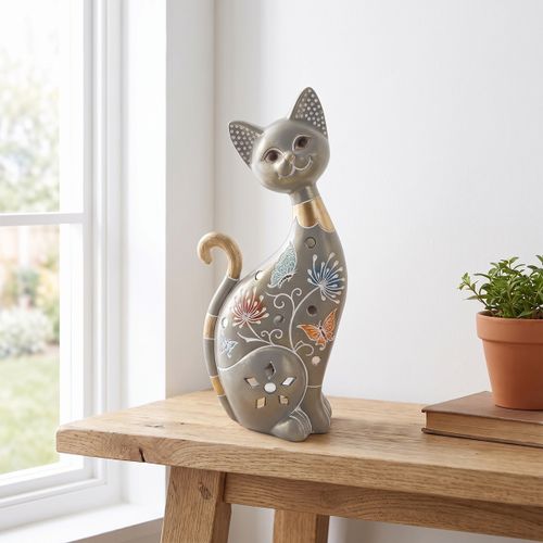 Statuettes et figurines Figurine Chat Taupe - Signes Grimalt - Modalova