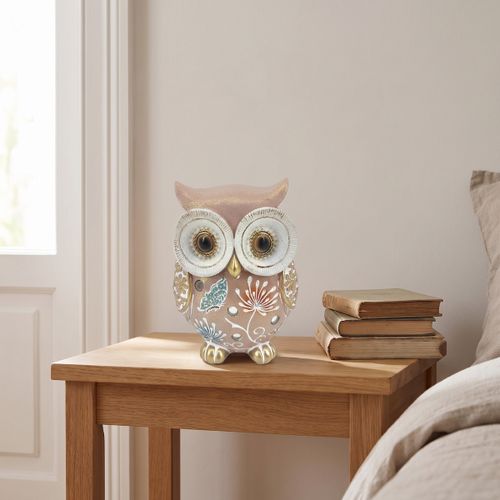 Statuettes et figurines Petit Hibou Rose Et Papillons - Signes Grimalt - Modalova