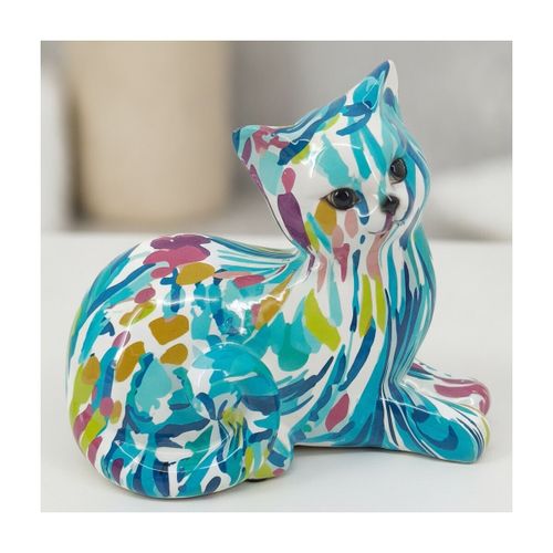 Statuettes et figurines Chat Allongé Multicolore Pop Art - Signes Grimalt - Modalova