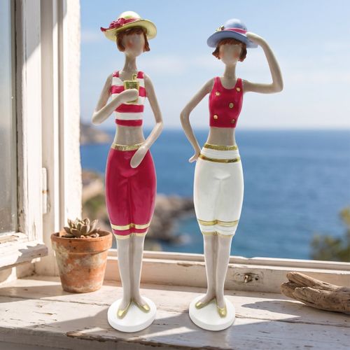 Statuettes et figurines Baigneurs Rouge Et Blanc Set De 2 - Signes Grimalt - Modalova