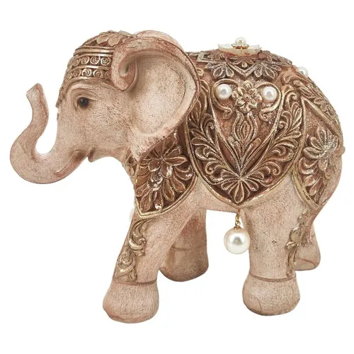 Statuettes et figurines Éléphant Beige Manteau Perles Grand - Signes Grimalt - Modalova