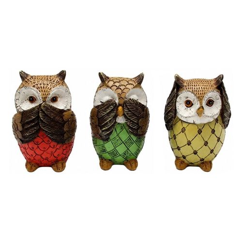 Statuettes et figurines Hiboux Sagesse Set De 3 Petits - Signes Grimalt - Modalova