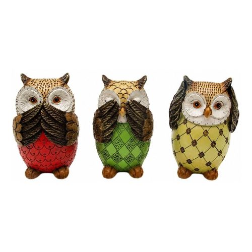 Statuettes et figurines Hiboux Sagesse Set De 3 Grands - Signes Grimalt - Modalova