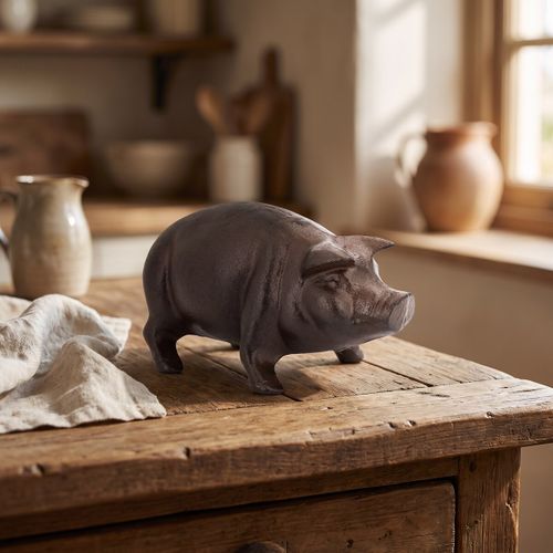 Statuettes et figurines Figurine Cochon Fonte - Signes Grimalt - Modalova