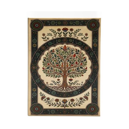 Paniers, boites et corbeilles Boîte Livre Arbre De Vie Beige Vert - Signes Grimalt - Modalova