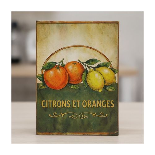 Paniers, boites et corbeilles Boîte Livre Oranges Citrons Vert - Signes Grimalt - Modalova
