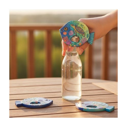 Statuettes et figurines Décapsuleurs Aimantés Poisson Et Tortue Set 3 - Signes Grimalt - Modalova