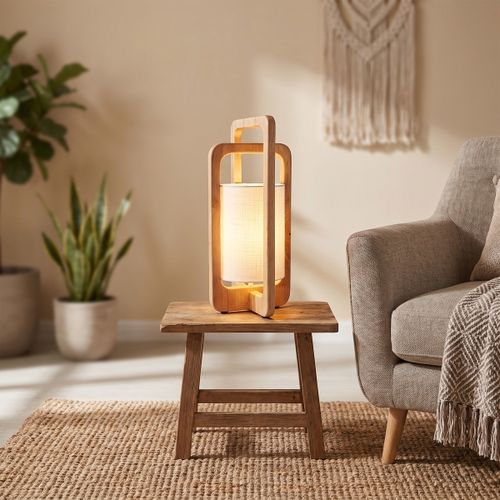 Lampes à poser Lampe Lanterne Bois Petite - Signes Grimalt - Modalova