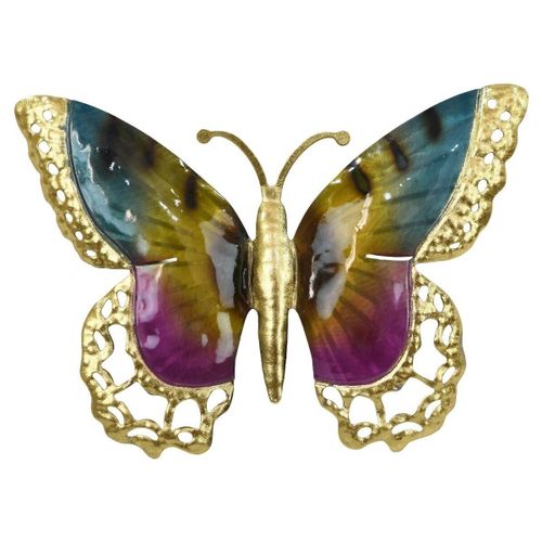 Statuettes et figurines Papillon Mural Multicolore Et Doré - Signes Grimalt - Modalova