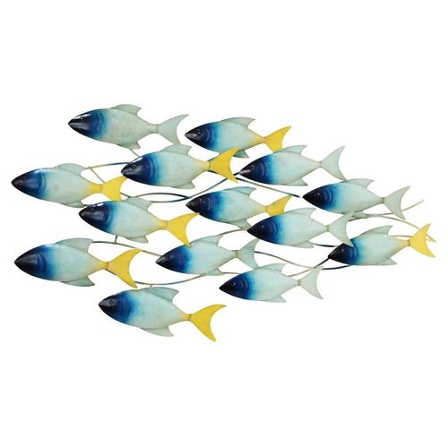 Statuettes et figurines Décoration Murale Poissons Bleu Marine - Signes Grimalt - Modalova