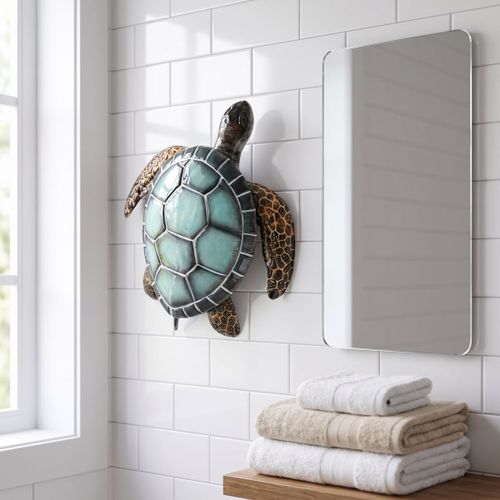 Statuettes et figurines Tortue Murale Turquoise Grandes Nageoires - Signes Grimalt - Modalova