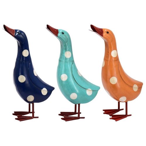 Statuettes et figurines Set 3 Canards À Pois Multicolores - Signes Grimalt - Modalova