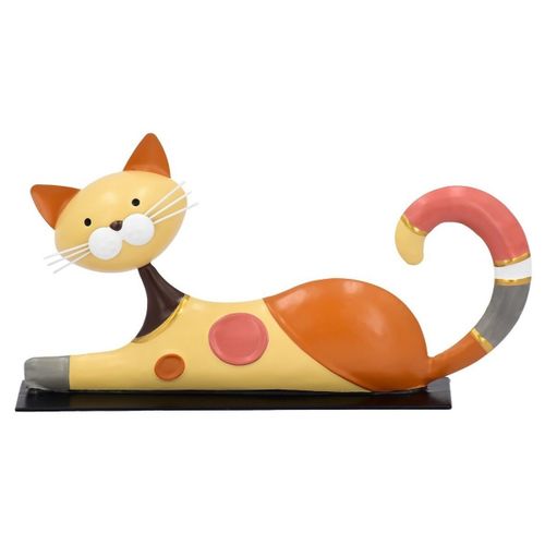 Statuettes et figurines Chat Couché Jaune À Pois - Signes Grimalt - Modalova