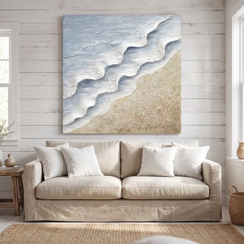 Tableaux, toiles Tableau Bord De Plage Bleu - Signes Grimalt - Modalova