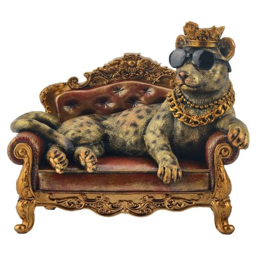 Statuettes et figurines Guépard Doré Sur Canapé - Signes Grimalt - Modalova