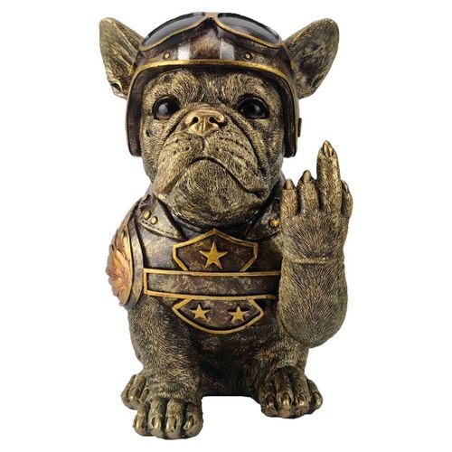 Statuettes et figurines Bouledogue Doré Avec Casque - Signes Grimalt - Modalova