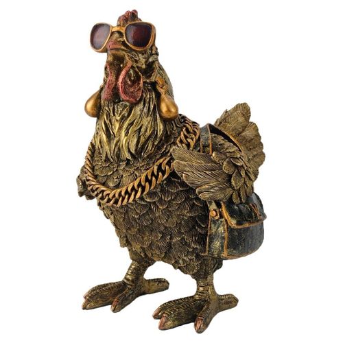 Statuettes et figurines Poule Dorée Avec Sac À Main - Signes Grimalt - Modalova