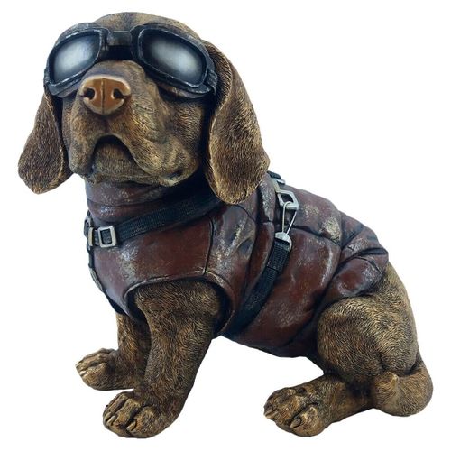 Statuettes et figurines Chien Marron Avec Lunettes De Soleil - Signes Grimalt - Modalova