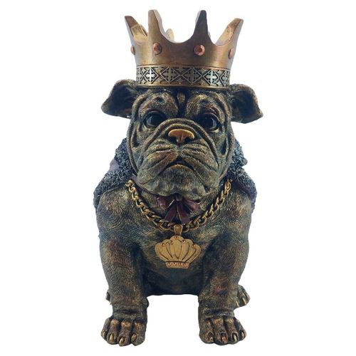 Statuettes et figurines Bouledogue Doré Avec Couronne - Signes Grimalt - Modalova