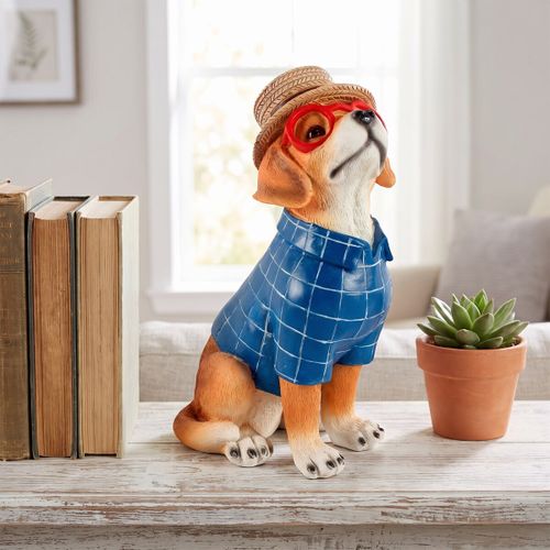 Statuettes et figurines Chien Beagle Chemise À Carreaux - Signes Grimalt - Modalova
