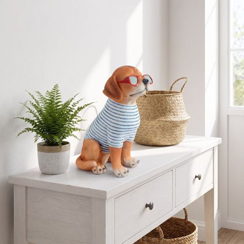 Statuettes et figurines Beagle Lunettes Rouges - Signes Grimalt - Modalova