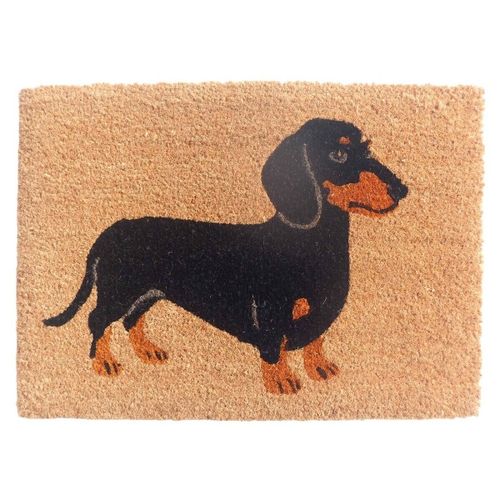 Tapis Paillasson Teckel Naturel - Signes Grimalt - Modalova