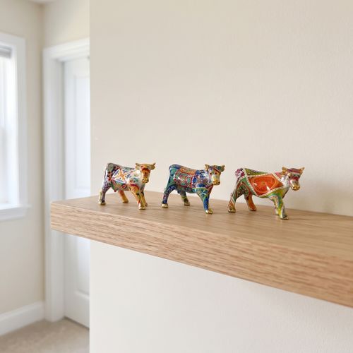 Statuettes et figurines Set 3 Mini Taureaux Mosaïque - Signes Grimalt - Modalova
