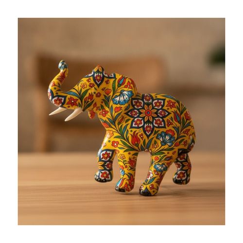 Statuettes et figurines Set 3 Grands Éléphants Fleuris Résine - Signes Grimalt - Modalova