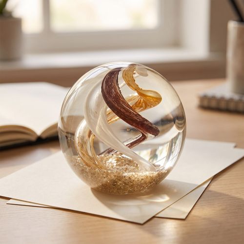 Statuettes et figurines Presse-Papier Boule Spirale Marron - Signes Grimalt - Modalova