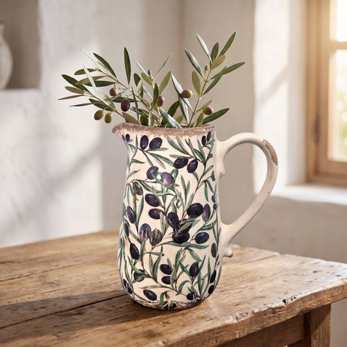 Vases, caches pots d'intérieur Vase Craquelé Aux Olives - Signes Grimalt - Modalova