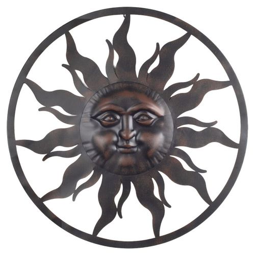 Statuettes et figurines Décoration Murale Soleil Marron - Signes Grimalt - Modalova