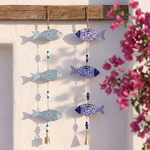 Statuettes et figurines Set 2 Mobiles Poissons Bleus - Signes Grimalt - Modalova