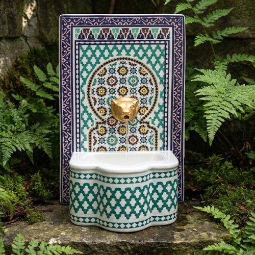 Appliques Fontaine Mosaïque Turquoise Et Bleu - Signes Grimalt - Modalova