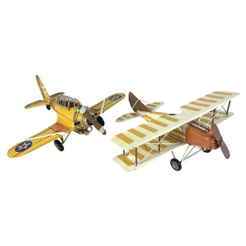 Statuettes et figurines Set 2 Avions Jaune Rayé - Signes Grimalt - Modalova