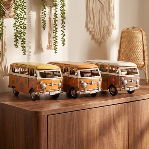 Statuettes et figurines Set 3 Combis Hippie Orange Et Crème - Signes Grimalt - Modalova